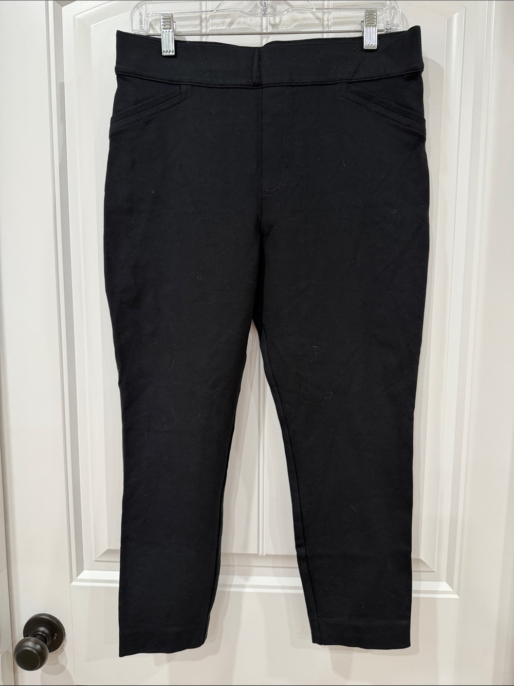 EUC SPANX Black Slim Stretch Ankle Pant
